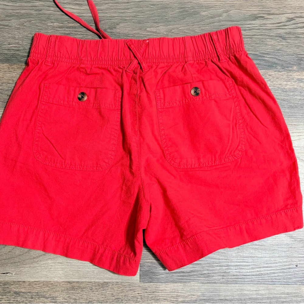 Sonoma Women's Vibrant Red Flat Front Shorts 97%Cotton 3%Spandes - Picture 5 of 11